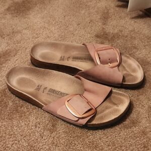 Birkenstock Blush Sandals with Buckles